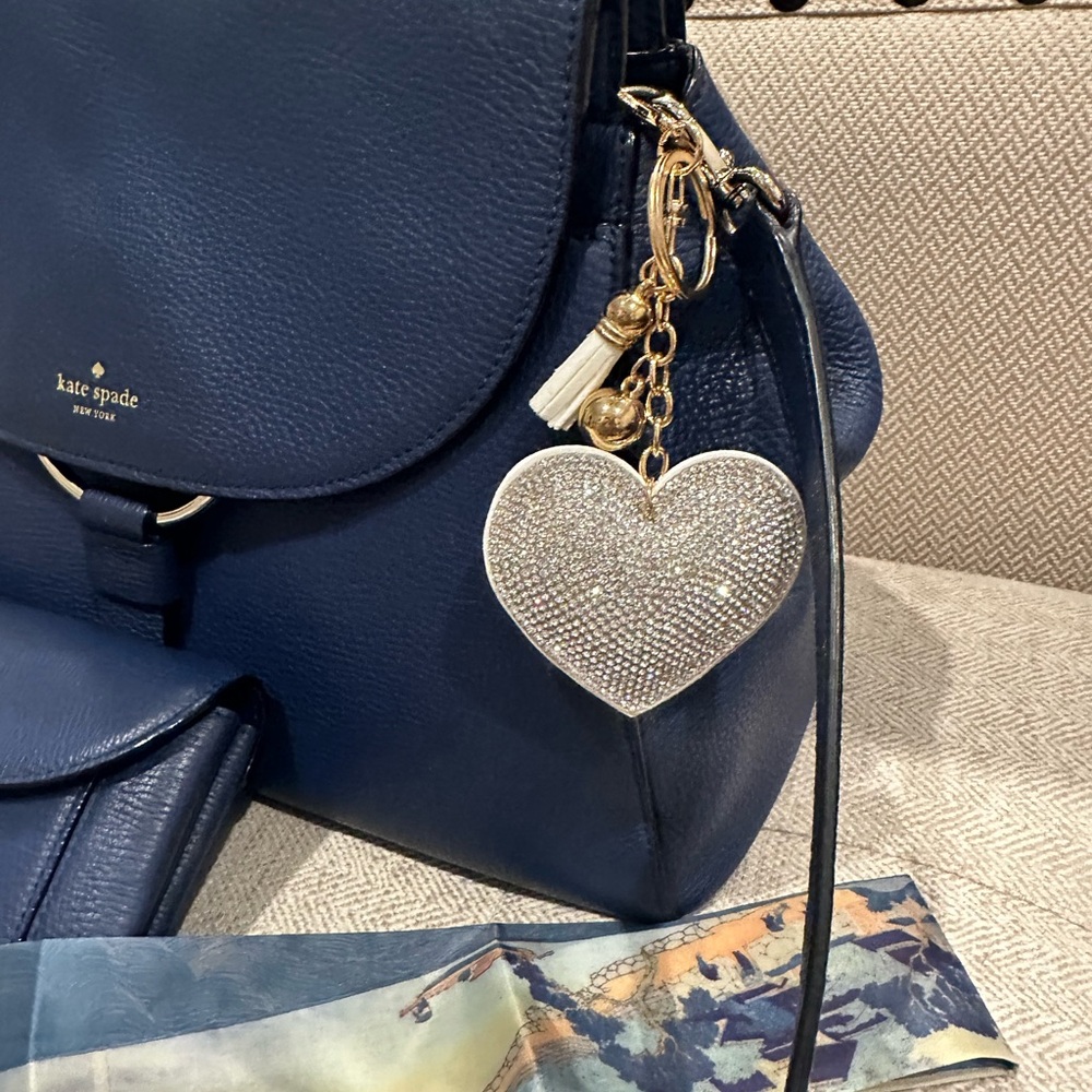Kate Spade Pebbled Leather Purse & Wallet - Blue - Picture 12 of 12